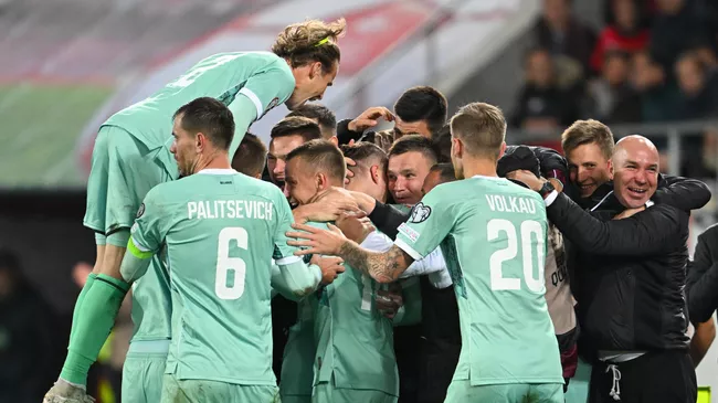 Сборная Белоруссии добилась первого очка в квалификации ЧМ-2026