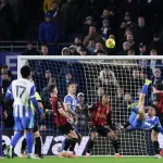 Драматическая ничья: «Брайтон» спасает матч благодаря голу Костуласа